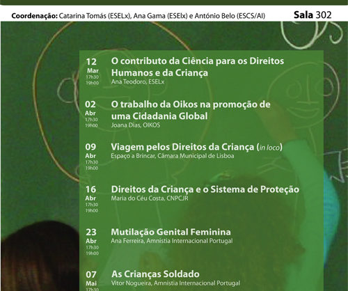 Conversando sobre direitos humanos e da criança – III Ciclo de Conferência na ESEL de Lisboa