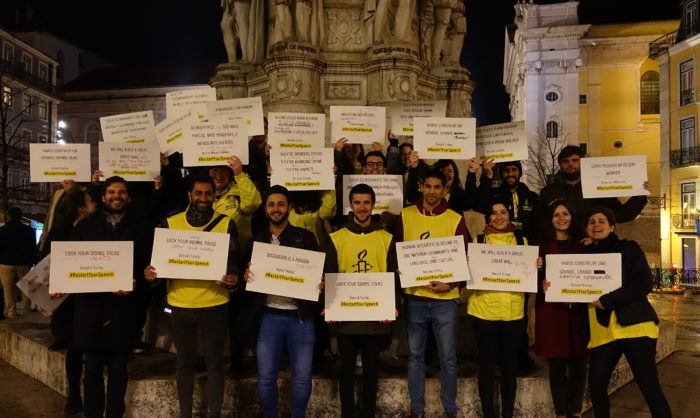 Amnistia Internacional Portugal convida todos a começar um novo discurso