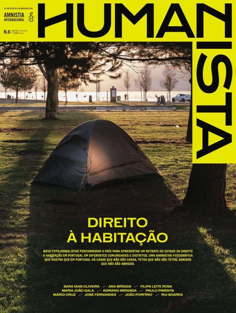 A capa do n.º 6 da revista Humanista, sobre o direito à habitação.